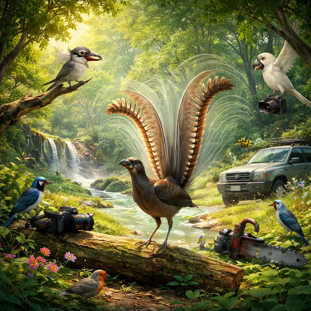 Was verrät das Lernen über den Leierschwanz im Wald?