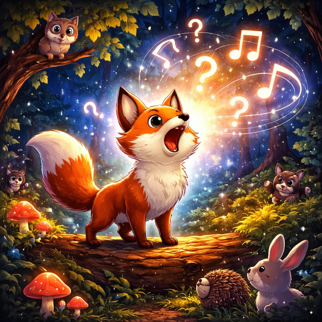 病毒歌曲里狐狸发出什么神秘的声音？