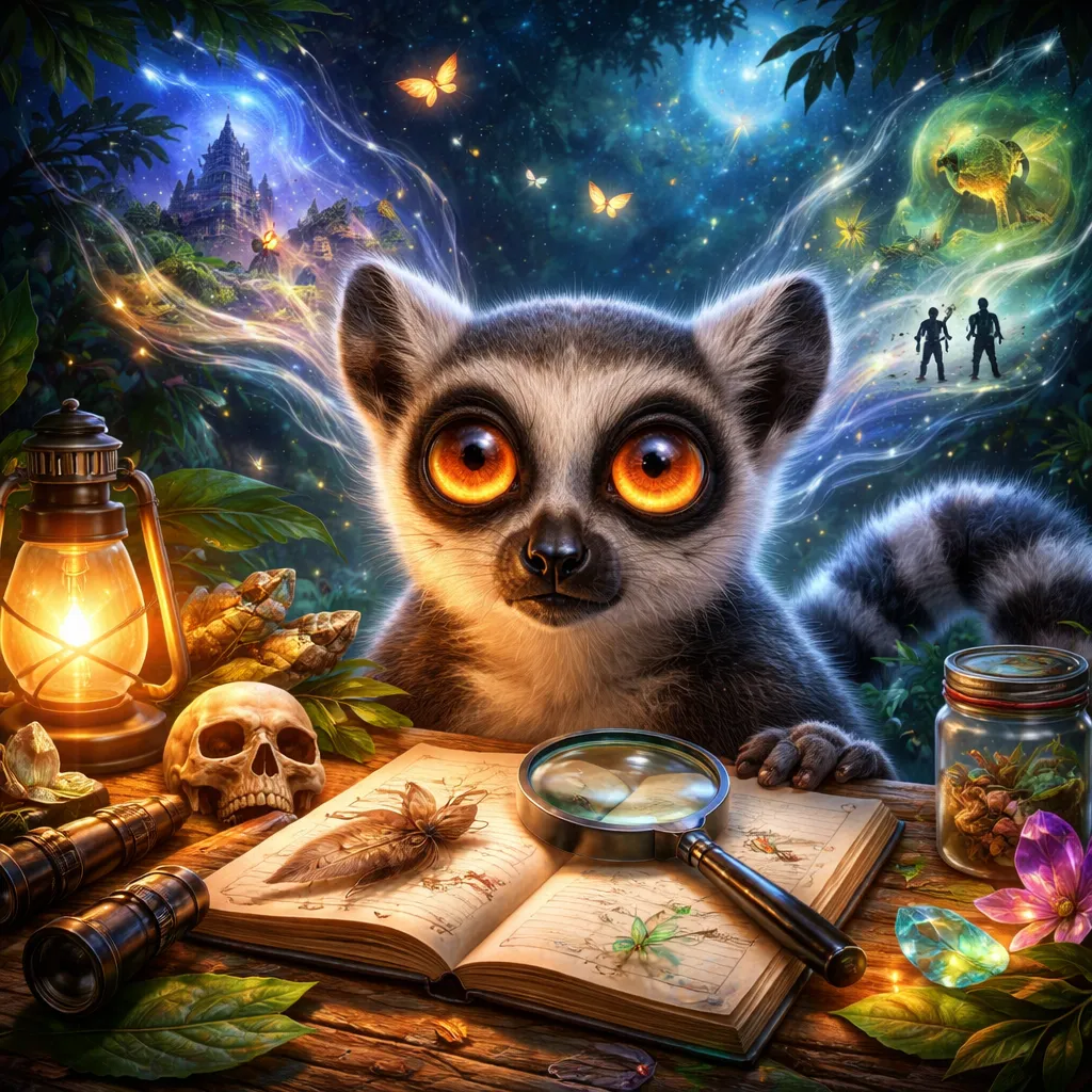 Cerita Misterius Apa yang Bisa Diceritakan Mata Lemur Saat Belajar Tentangnya?