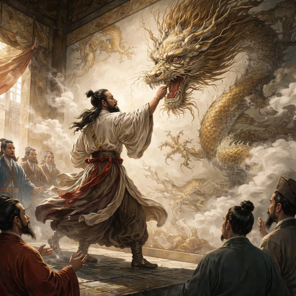 哪位画家创作了如此逼真的艺术作品,以至于人们相信他的壁画活了过来?名人故事:吴道子