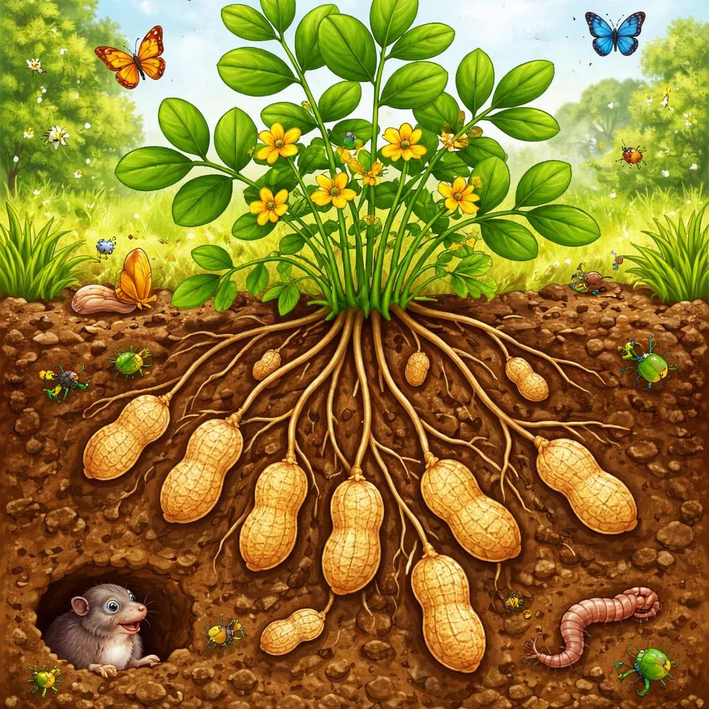 Tanaman Apa yang Mengubur Buahnya di Bawah Tanah? Mari Belajar tentang Tanaman Kacang!