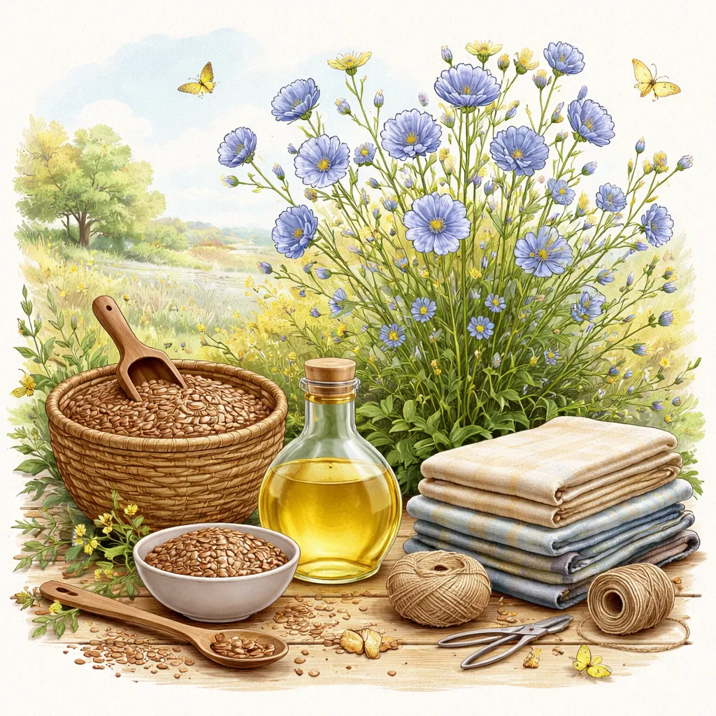 Tanaman Apa yang Berpakaian Linen dan Makan Biji-bijian? Mari Belajar tentang Tanaman Flax!