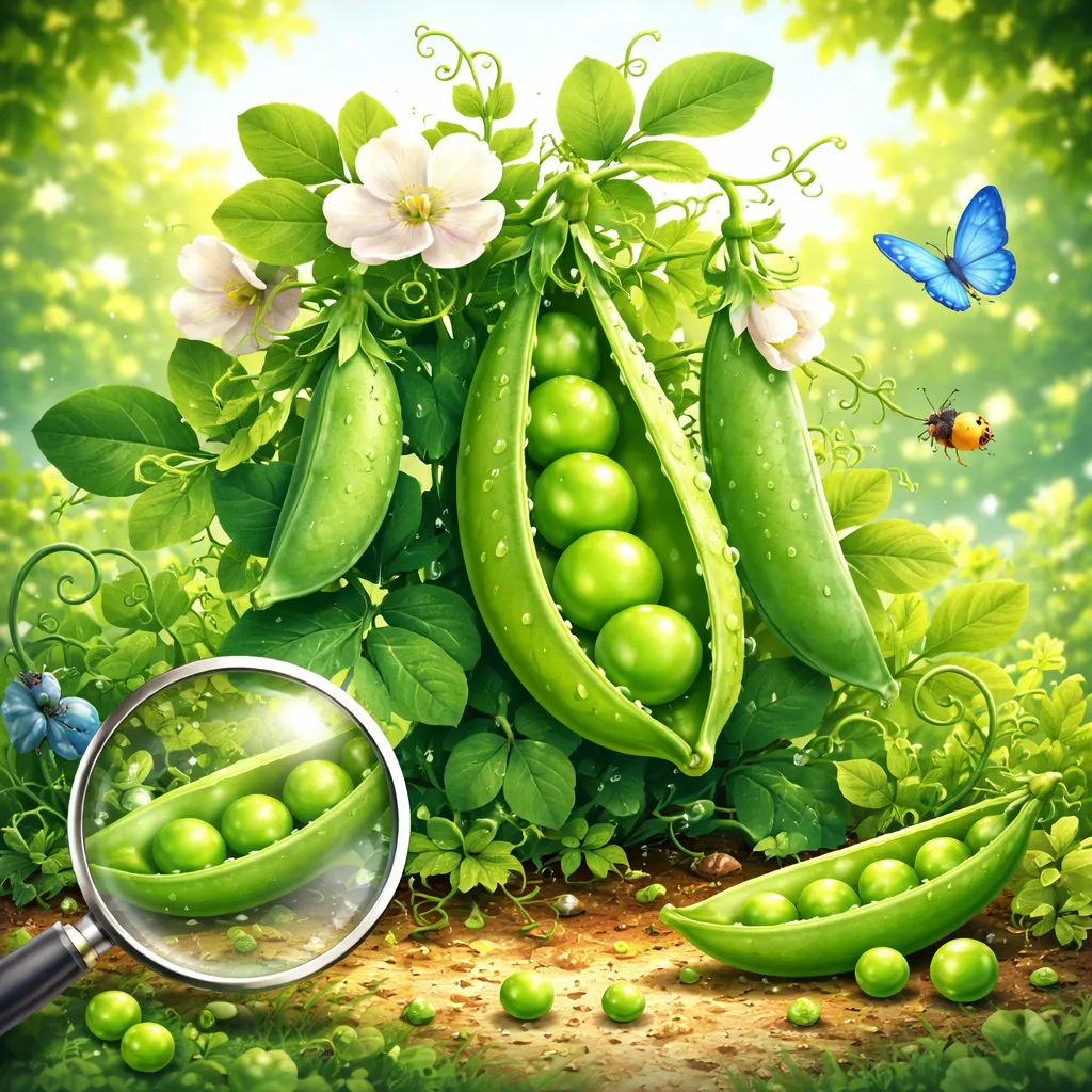 Tanaman Apa yang Menyembunyikan Permata di Dalam Ayunan Hijau? Mari Belajar tentang Tanaman Kacang Polong!