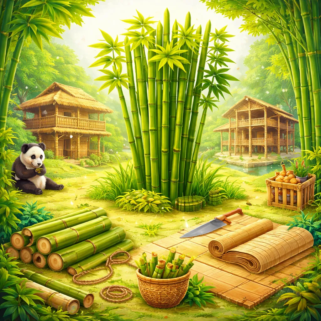 Tanaman Apa yang Merupakan Rumput, Pohon, dan Bahan Bangunan? Mari Belajar tentang Tanaman Bambu!