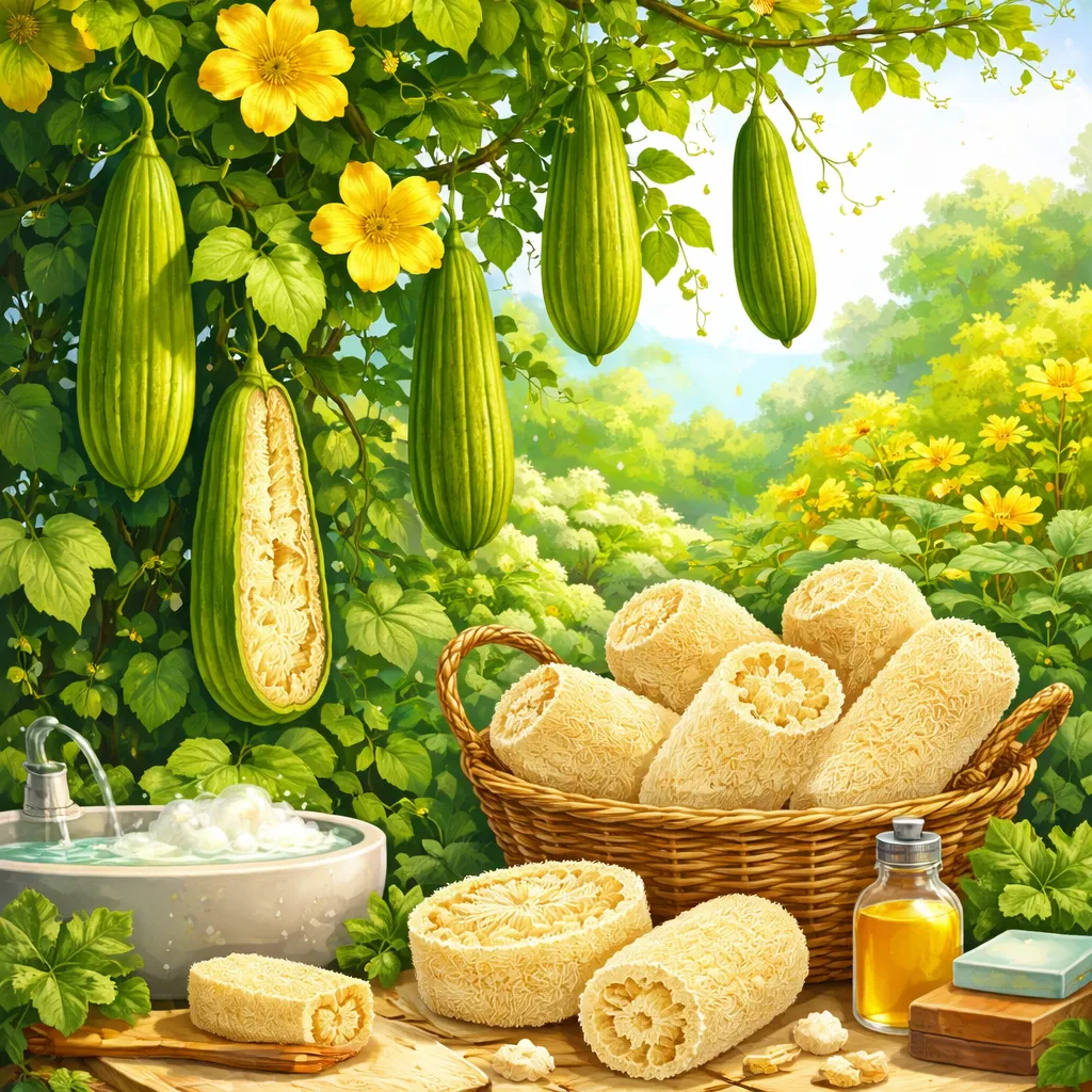 Tanaman Apa yang Berubah Menjadi Spons Mandi Alami? Mari Belajar tentang Tanaman Luffa!