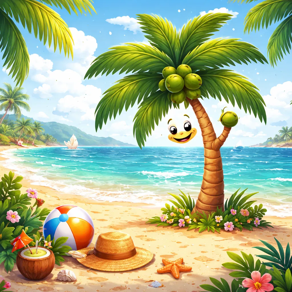 Tanaman Apa yang Melambai di Pantai yang Cerah? Mari Belajar tentang Tanaman Palem!