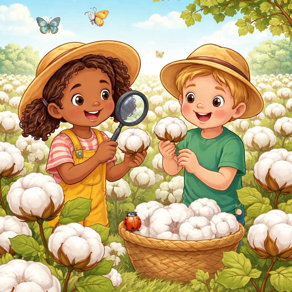 Tanaman Apa yang Memakai Mantel Putih Berbulu? Mari Belajar tentang Tanaman Kapas!