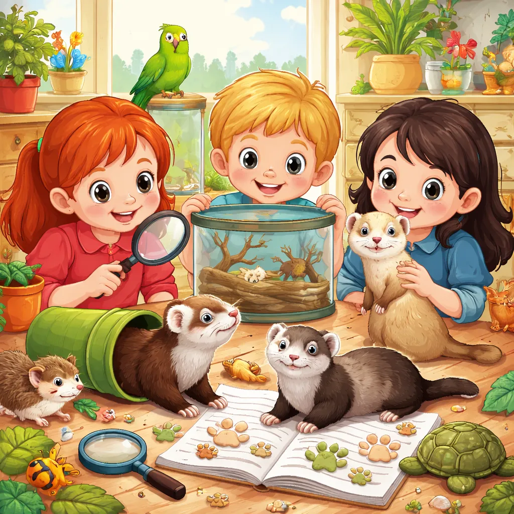 Какие игривые компаньоны знакомит изучение хорьков?