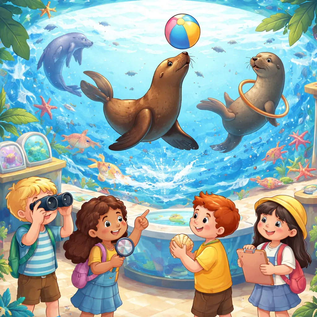 O Que os Artistas Brincalhões Revelam Sobre Aprender Sobre Leões-Marinhos?