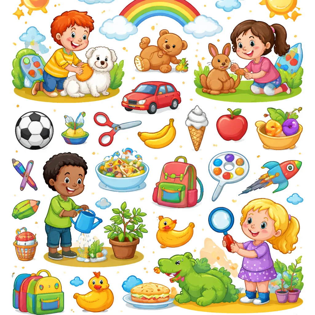 什么接收动作？幼儿园100个最常见宾语趣味指南！