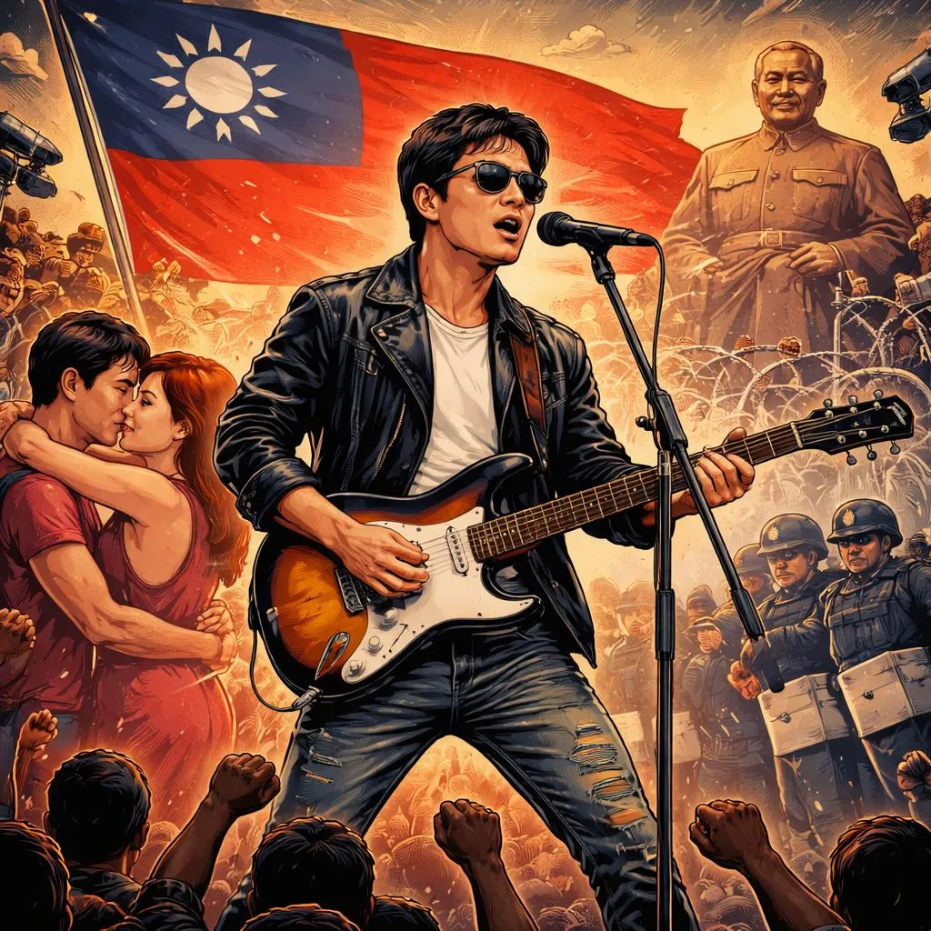 What Rocker Sang About Sex and Politics When Both Were Forbidden in Taiwan? Celebrity Story: Lo Ta-yu