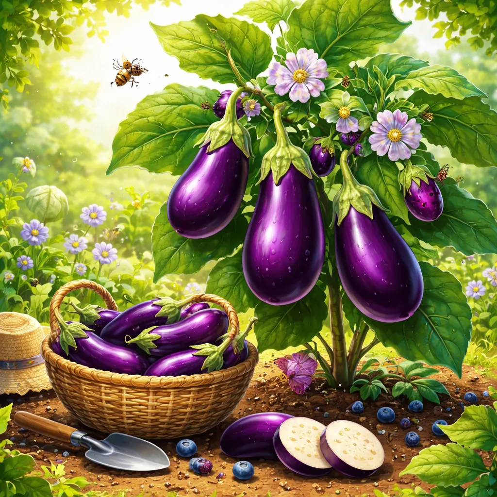 Buah Ungu Mengkilap Apa yang Sebenarnya Adalah Berry? Mari Belajar tentang Tanaman Terong!