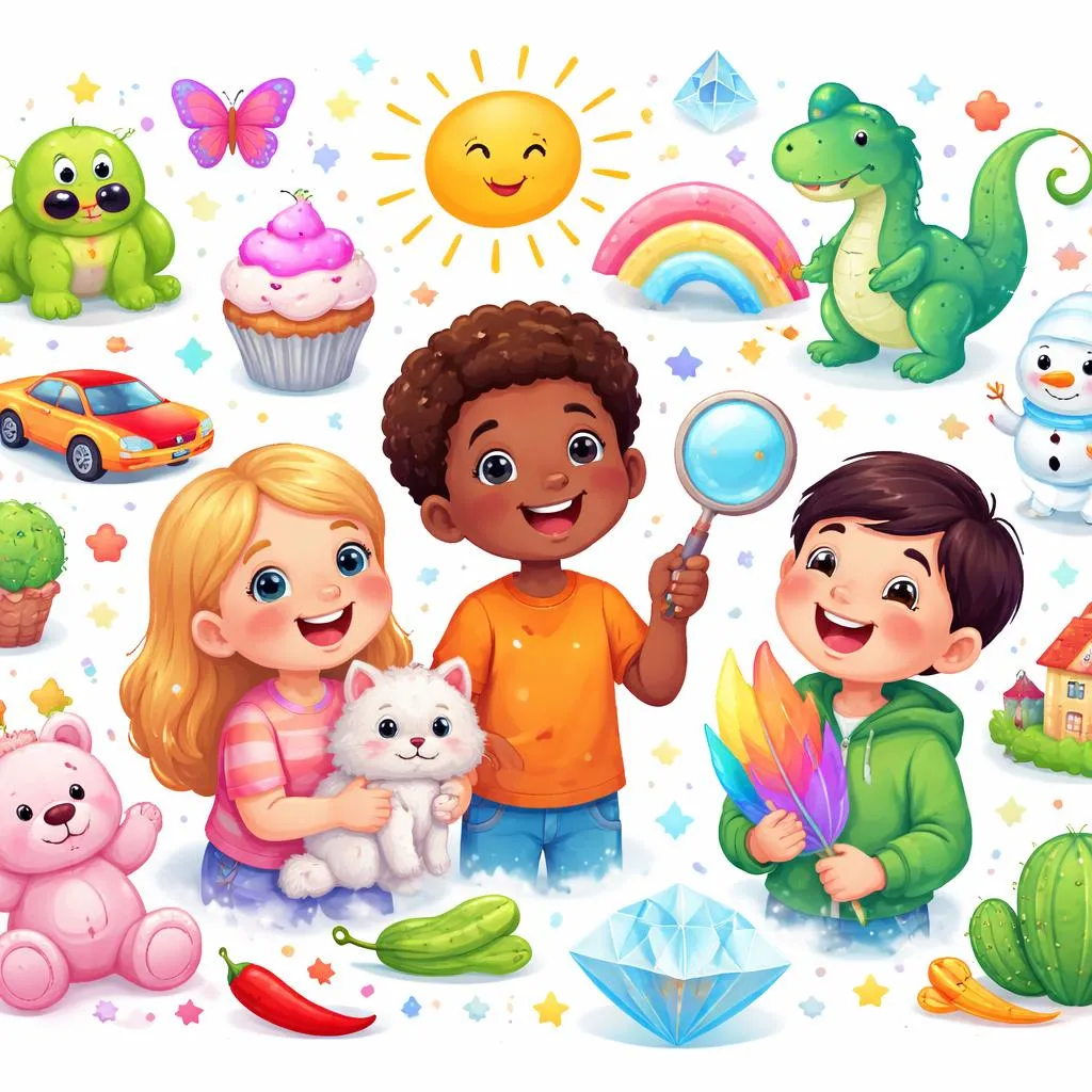 儿童形容词列表应该包含什么来建立强大的词汇量？