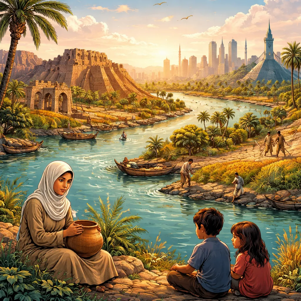 What Stories of Ancient Rivers and Modern Resilience Can We Find When Learning Reading: Iraq?