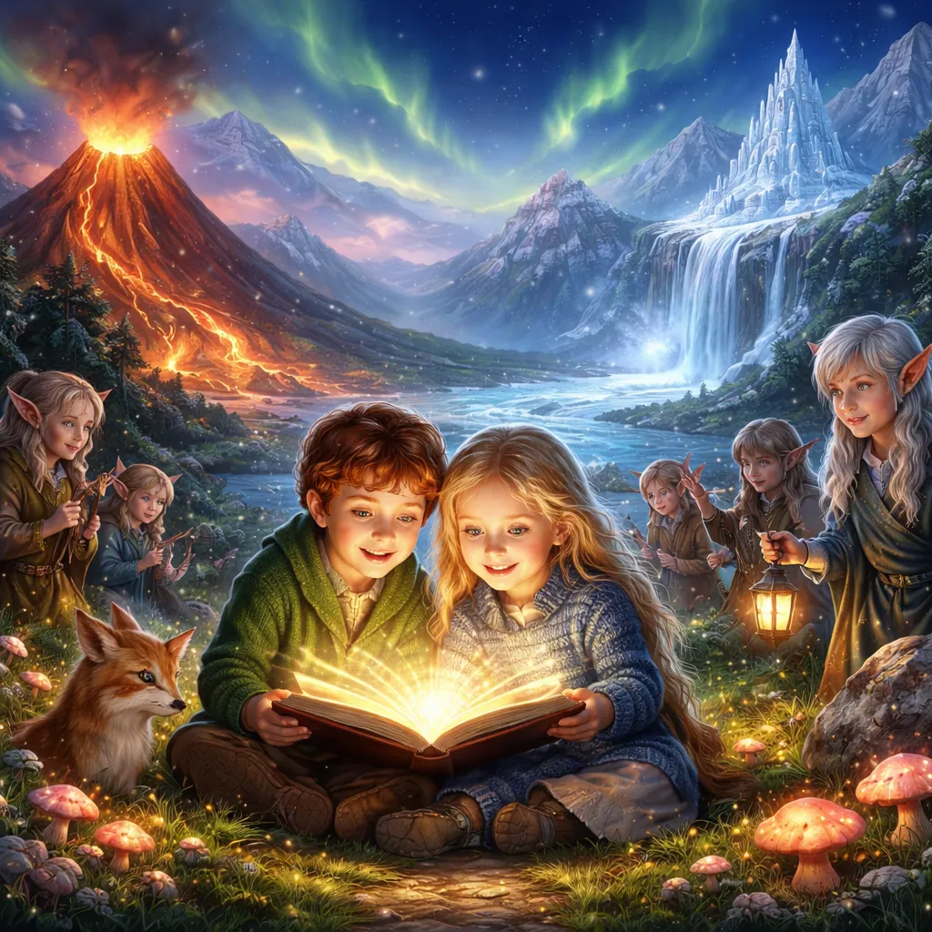 What Stories of Fire, Ice, and Elves Can We Read When Learning Reading: Iceland?