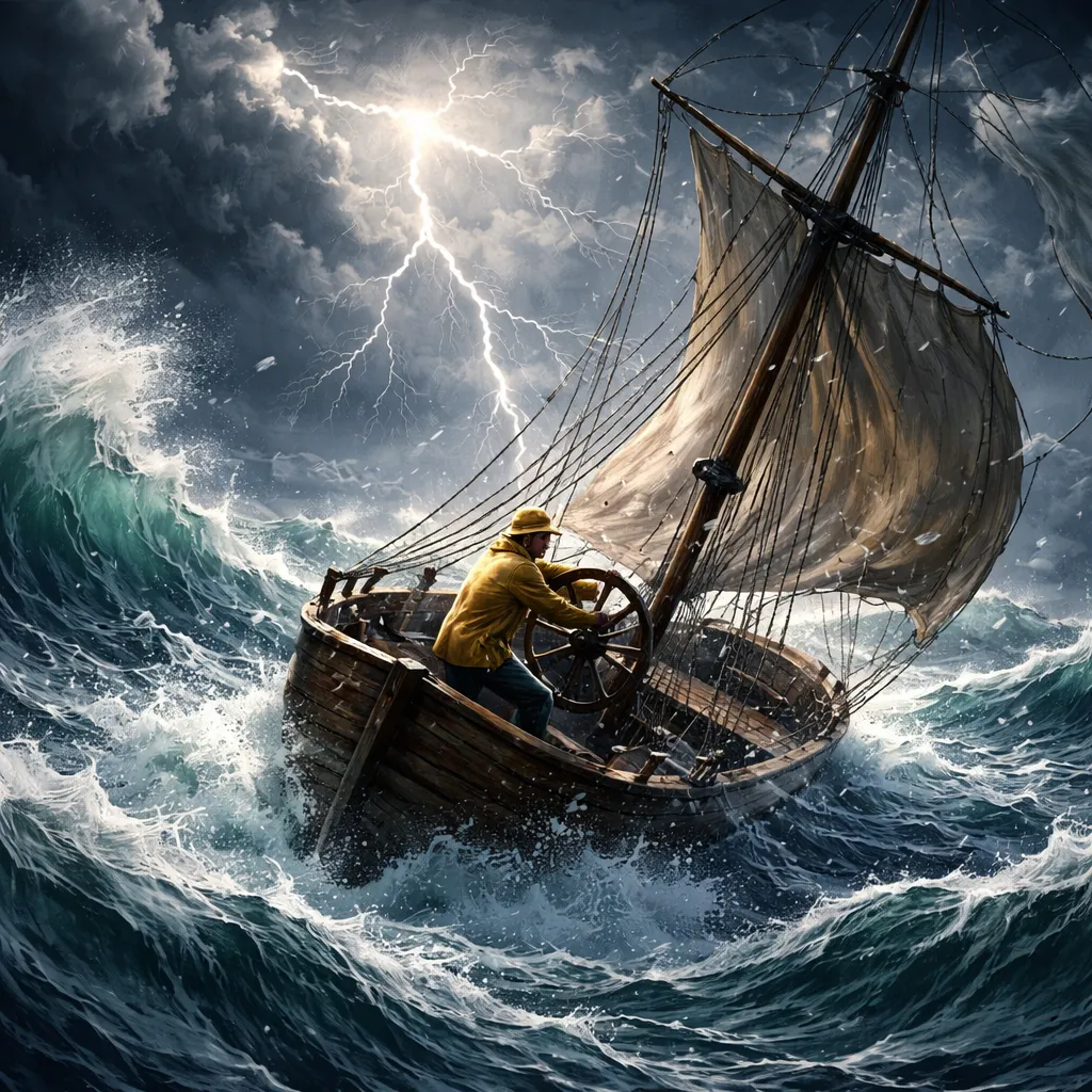 أي رياح عاصفة تنتظر البحار في أغنية 'Sailing, Sailing'؟