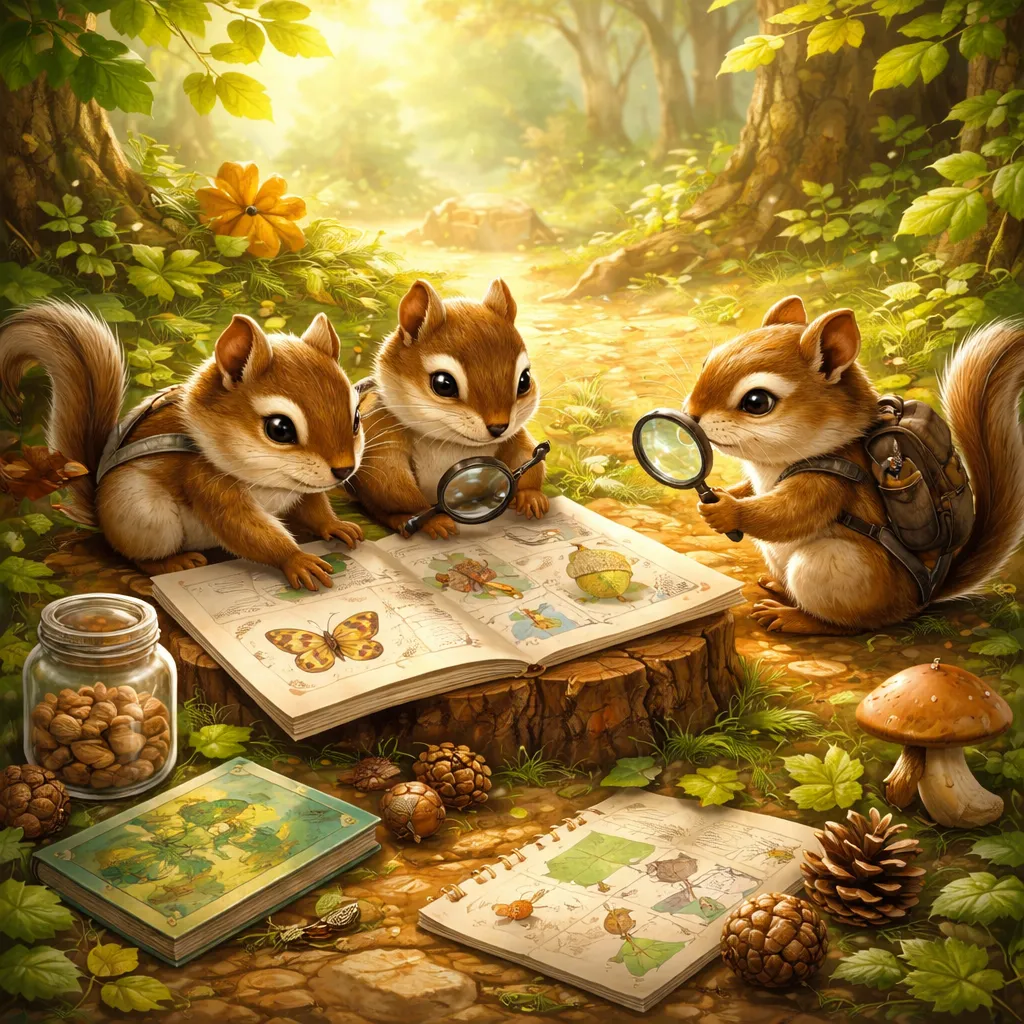 Was enthüllt das Lernen über Streifenhörnchen im Wald?