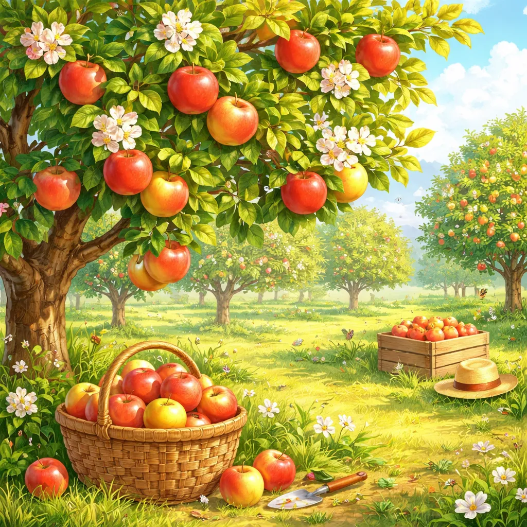 Buah Manis Apa yang Tumbuh di Ranting Berkayu? Pelajari tentang Tanaman Pohon Apel!