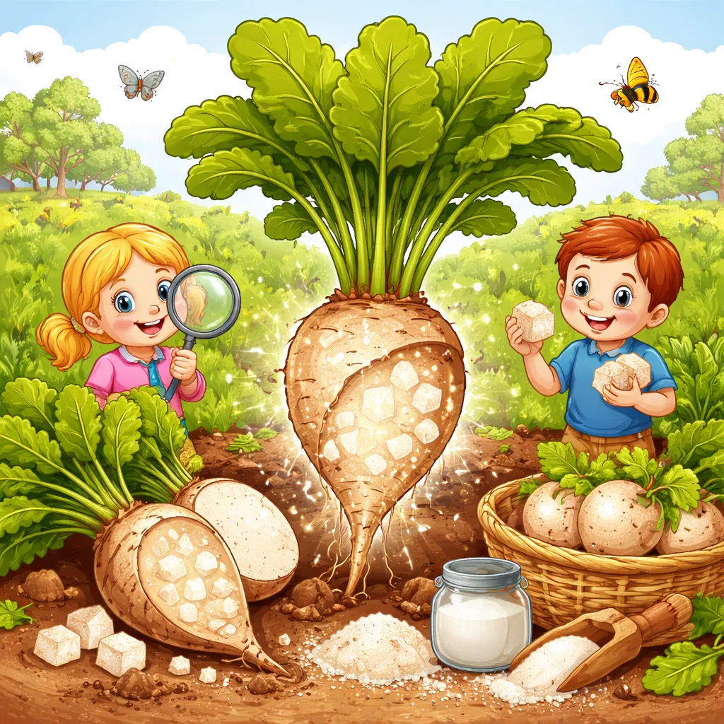 Rahasia Manis Apa yang Tersembunyi di dalam Akar Sederhana? Mari Belajar tentang Tanaman Bit Gula!