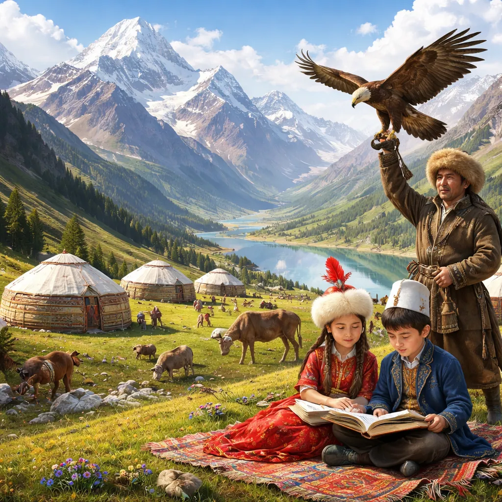 What Tales of Yurts, Eagles, and Sky-High Mountains Can We Find When Learning Reading: Kyrgyzstan?