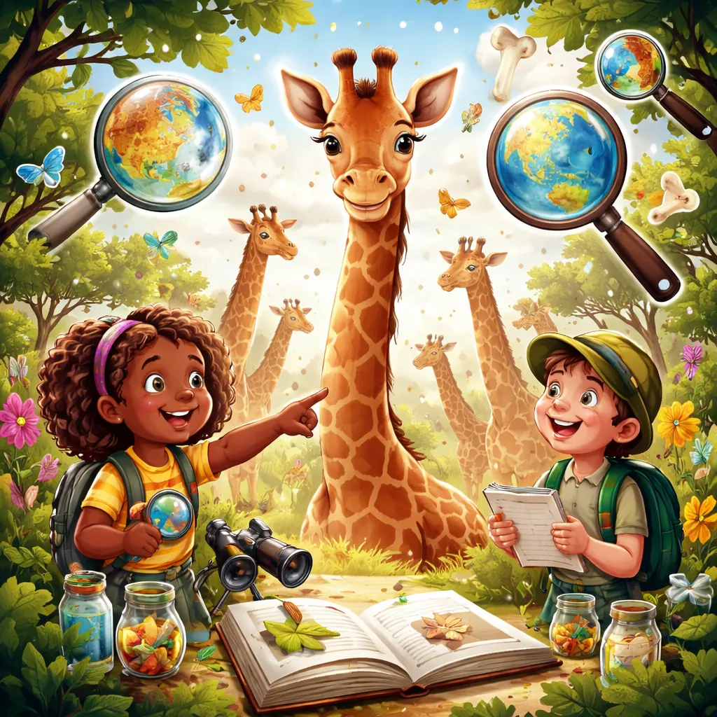 Cerita-cerita Tinggi Apa yang Diceritakan oleh Belajar tentang Jerapah?