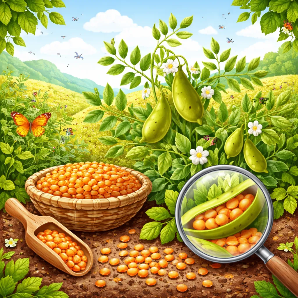 Biji Kecil Apa yang Mengemas Protein dalam Polong? Mari Belajar tentang Tanaman Lentil!