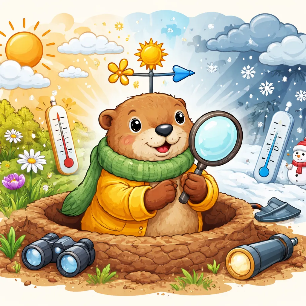 ما الذي يكشفه التعلم عن حيوان المرموط عن التنبؤ بالطقس؟