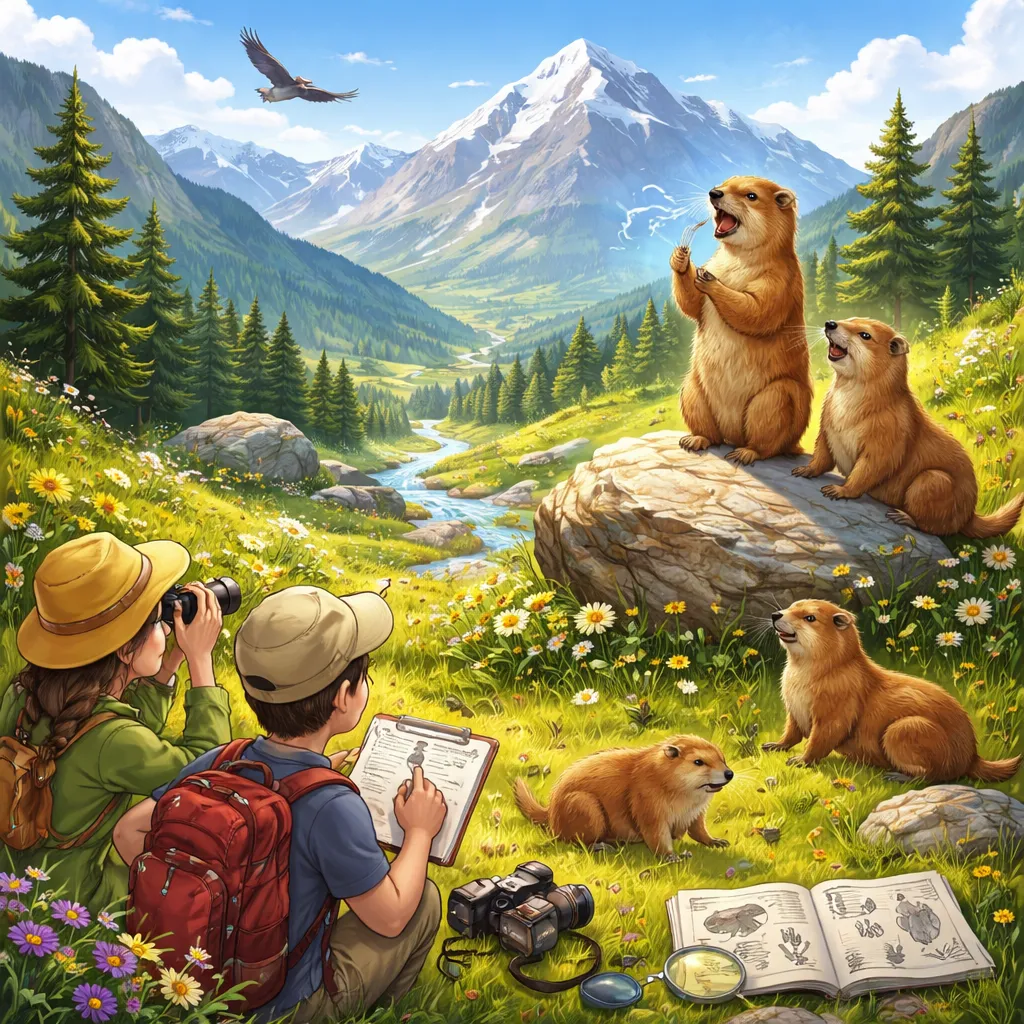 O Que os Marmotas Que Assobião Revelam Sobre Aprender Sobre Marmotas nas Montanhas?