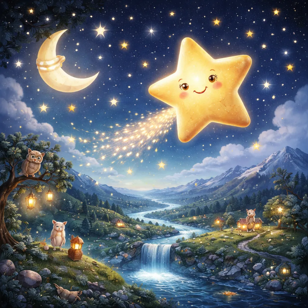 ¿Qué cosas maravillosas hace una estrellita en la canción francesa 'Brille, brille, petite étoile'?