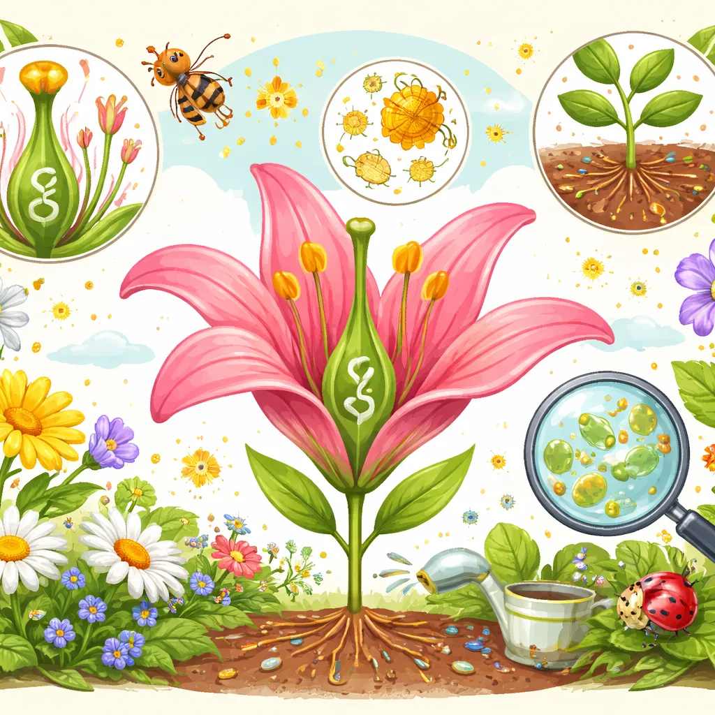 花朵的内部：简单探索花朵的结构和植物生物学！