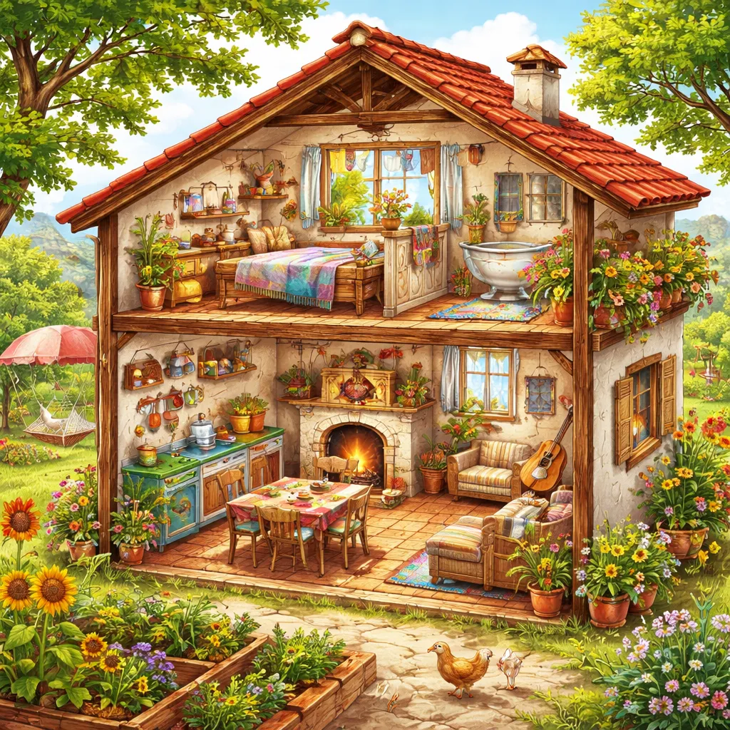 ما بداخل البيت الصغير اللطيف (La casita) في الأغنية الإسبانية؟