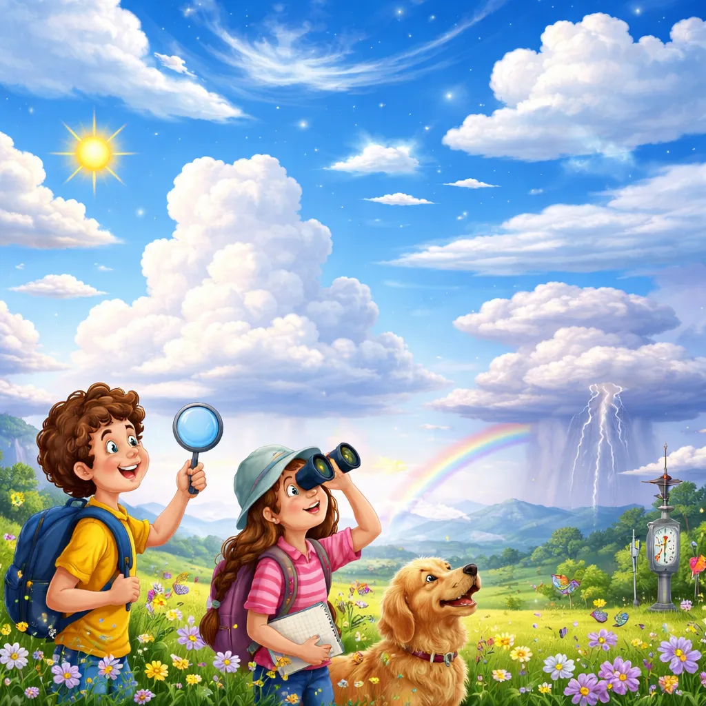 What's That Shape in the Sky? Learning Types of Clouds and Weather Terms!