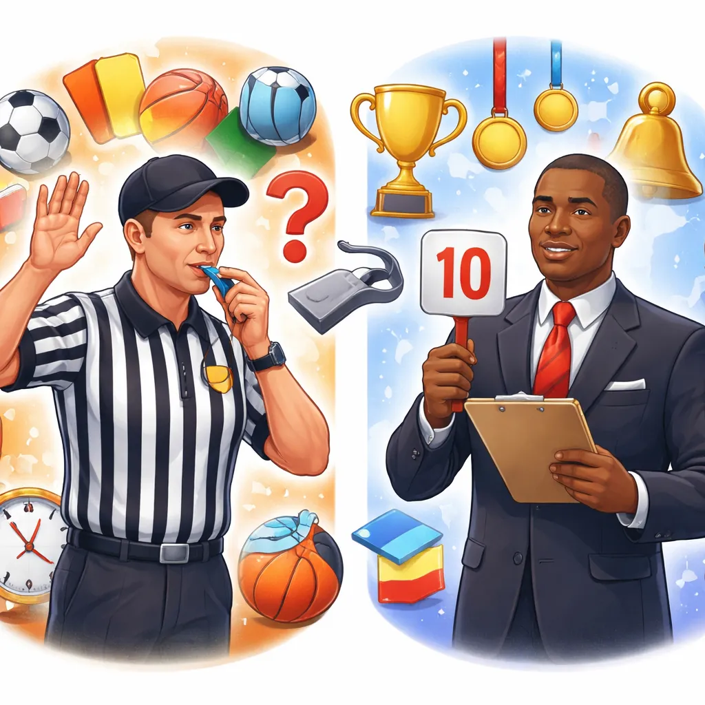 What’s the Difference Between a Referee and a Judge in Sports and Competitions?