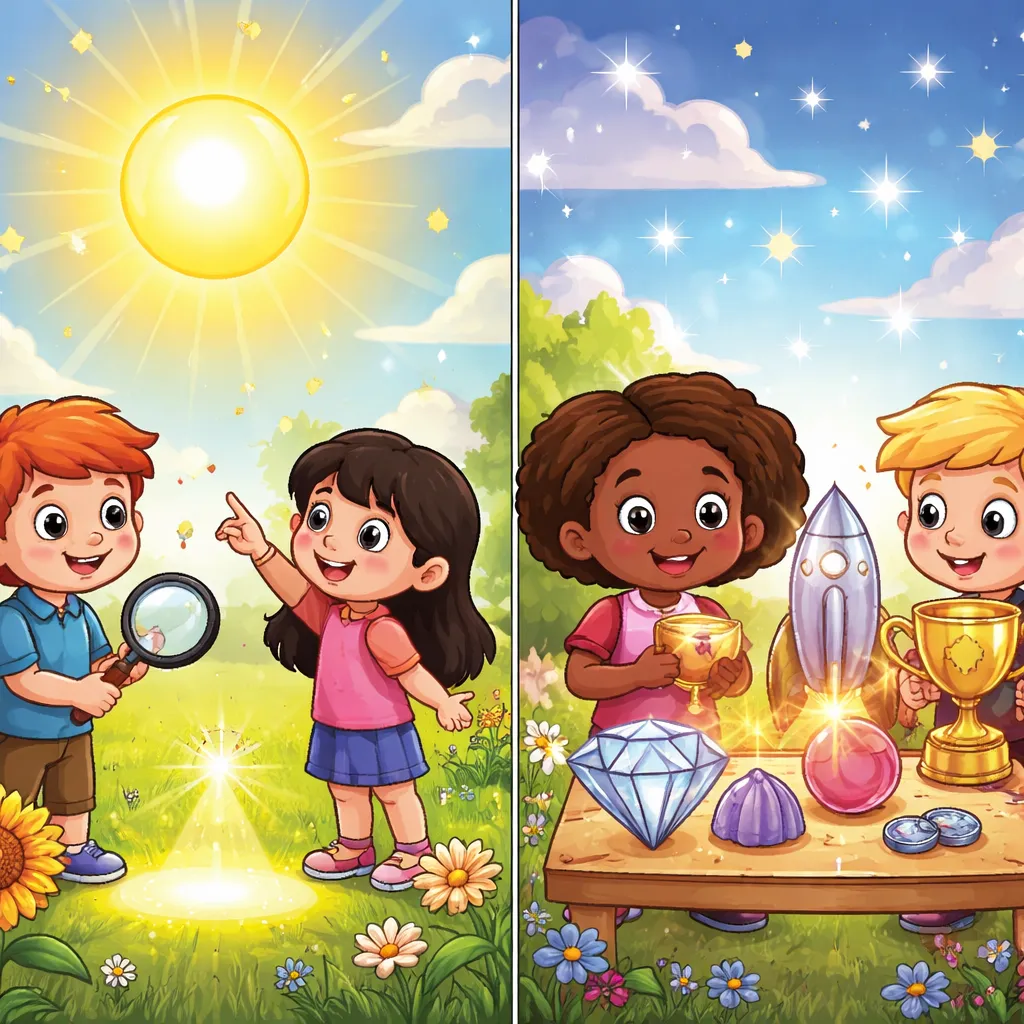 What's the Real Difference Between "Bright" and "Shiny" for Kids?