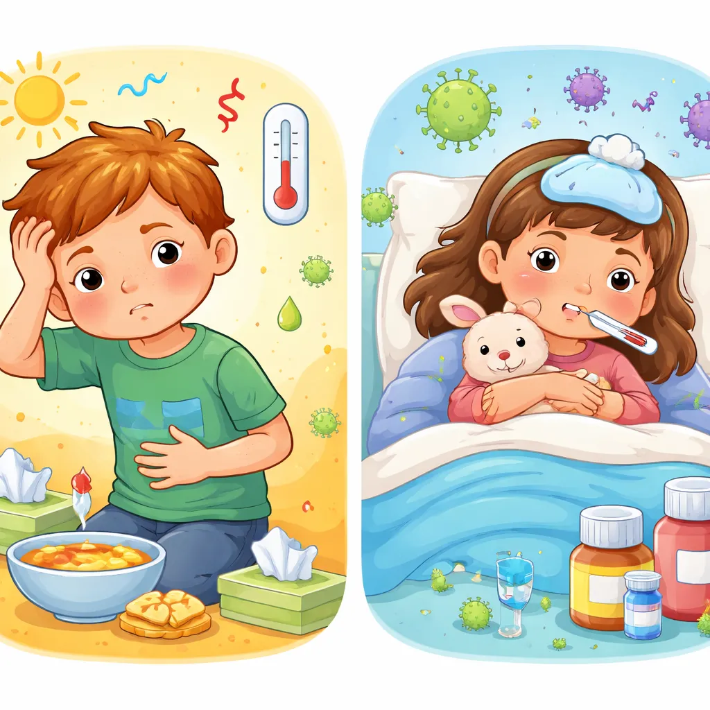 What's the Real Difference Between Feeling "Sick" and Being "Ill" for Kids?