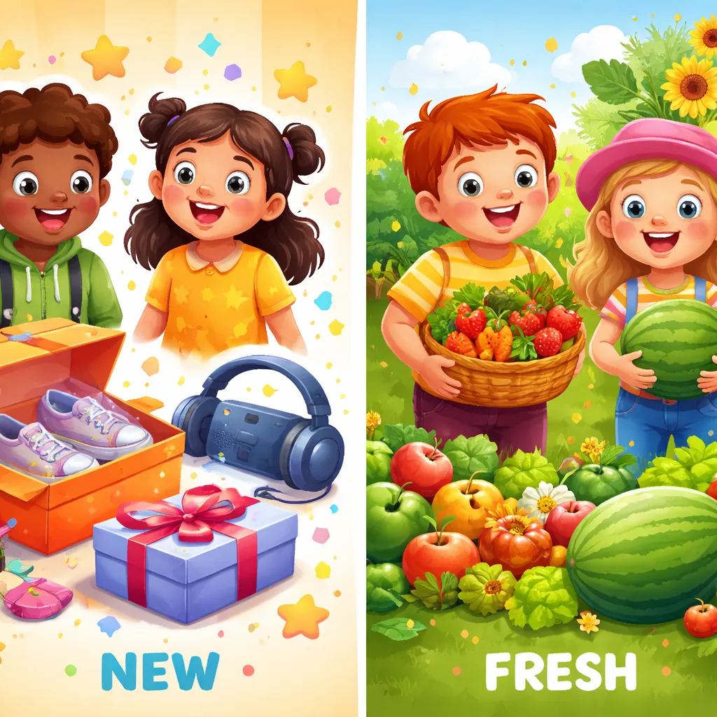 What's the Real Difference Between "New" and "Fresh" for Kids?