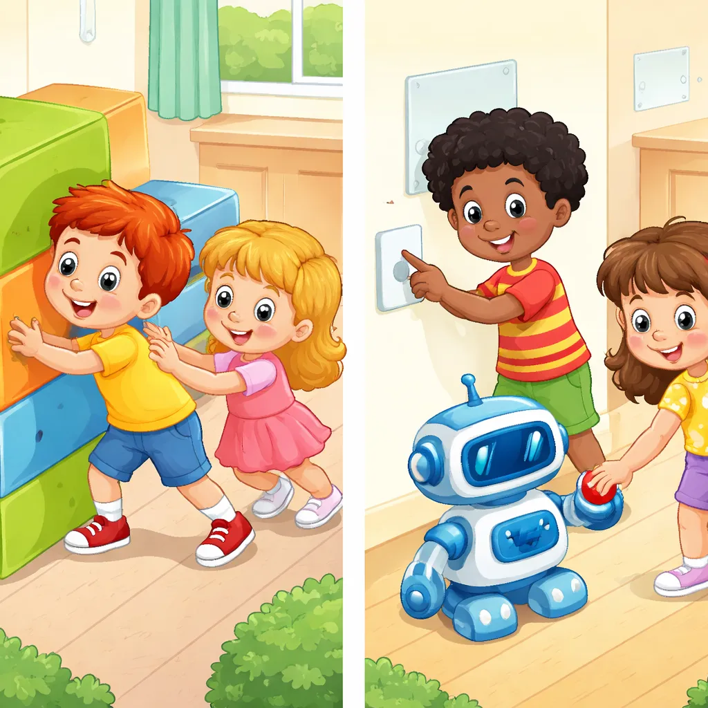 What's the Real Difference Between "Push" and "Press" for Young English Learners?