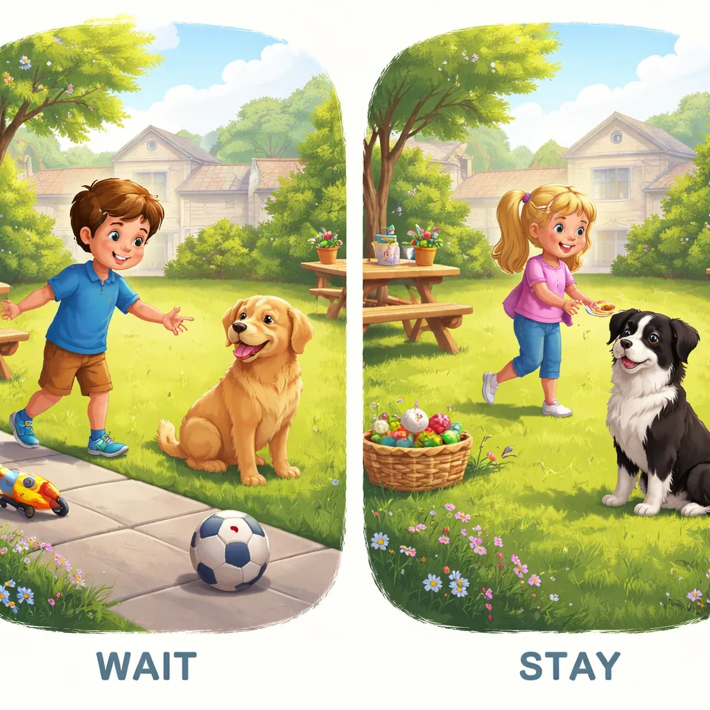 What's the Real Difference Between "Wait" and "Stay" for Kids?