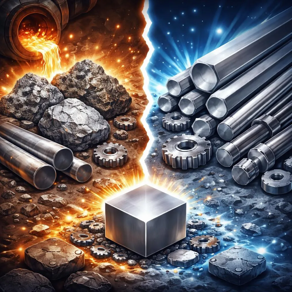What's the Shiny Element and Super Strong Alloy Difference Between Metal and Steel?