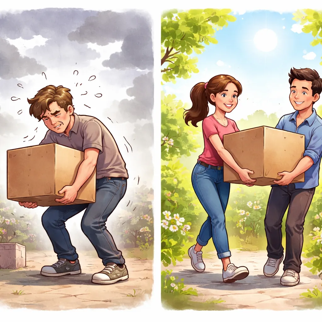When a Box Is Heavy, Does It Always Feel Burdensome to Carry?