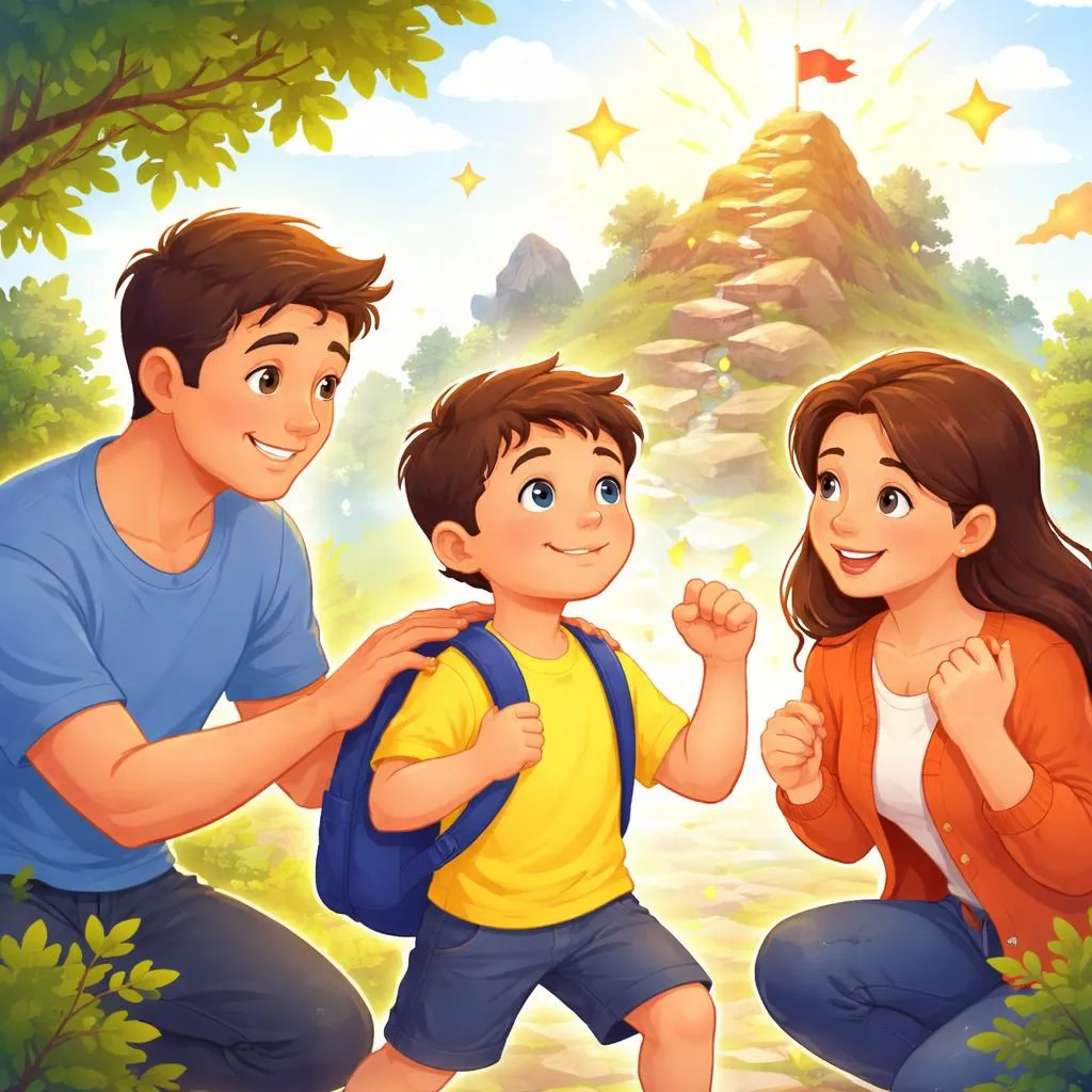 একটি শিশু যখন কোনো চ্যালেঞ্জের মুখোমুখি হয়, তখন তাদের উৎসাহিত করতে আপনি কি বলবেন “শক্ত হও” নাকি “ক্ষমতাবান হও”?