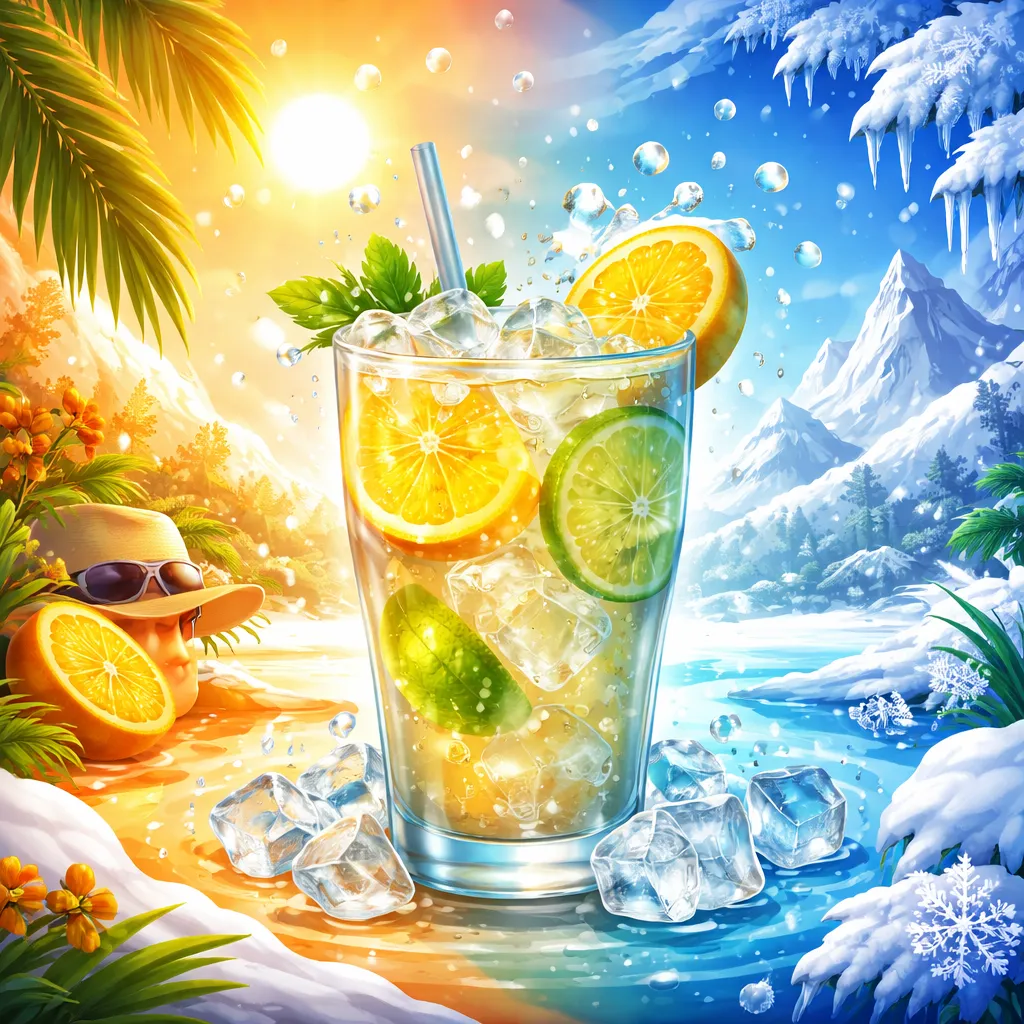 When a Drink Is Cold, Does It Have to Be Freezing to Feel Refreshing?