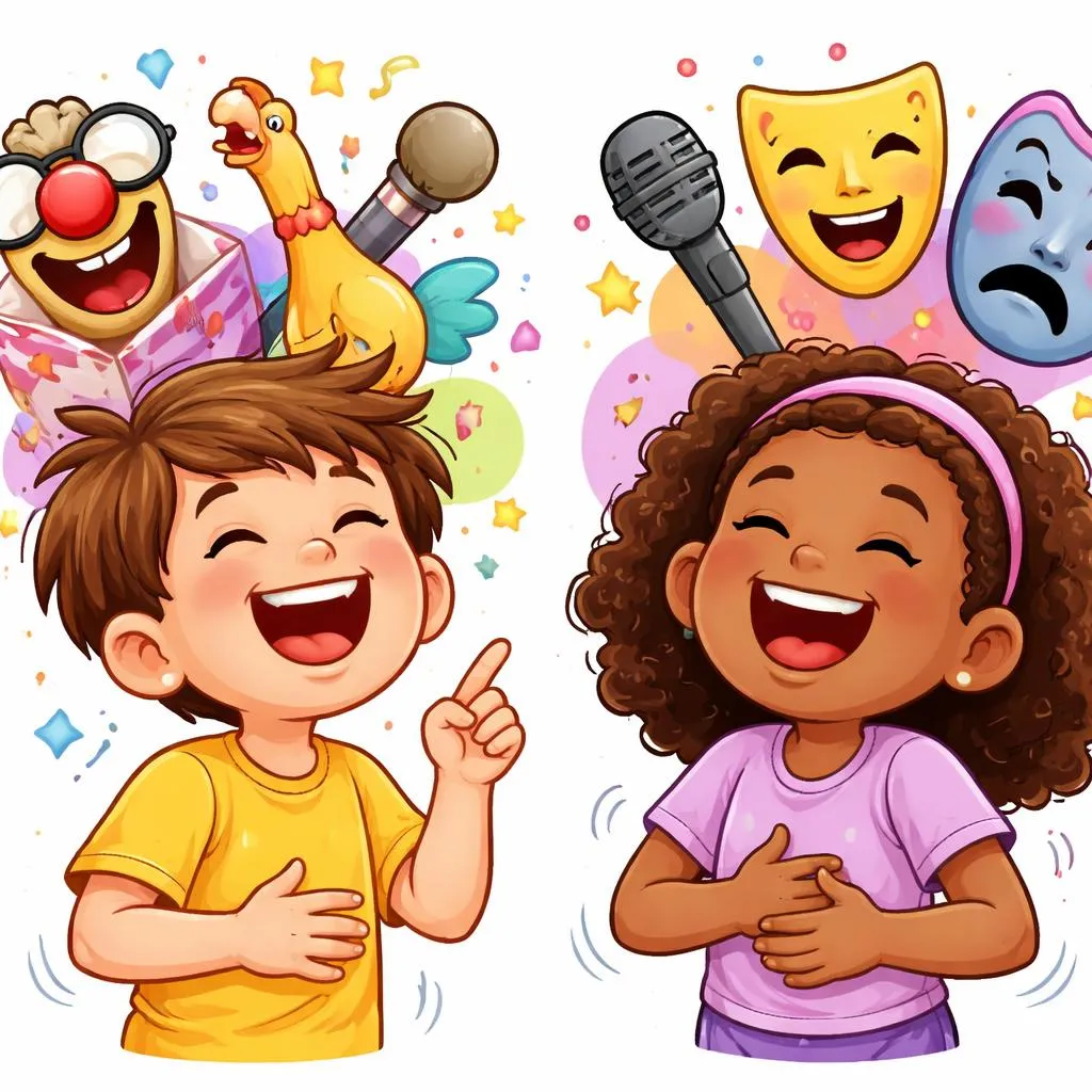 ¿Cuando un chiste te hace reír, debería un niño decir “Es gracioso” o “Es cómico” para describir el humor?