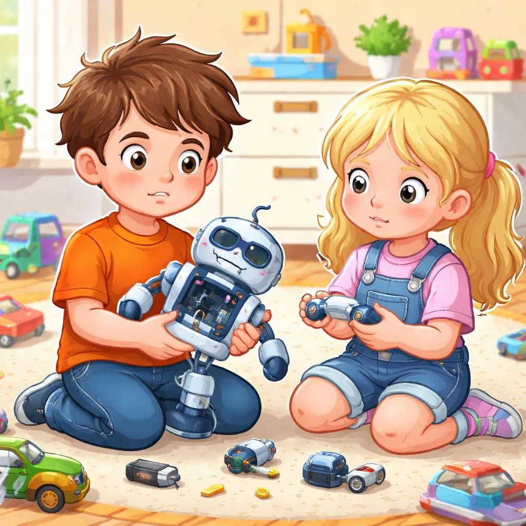 When a Toy Stops Working, Should a Child Say “It's Broken” or “It's Damaged” to Describe What Happened?