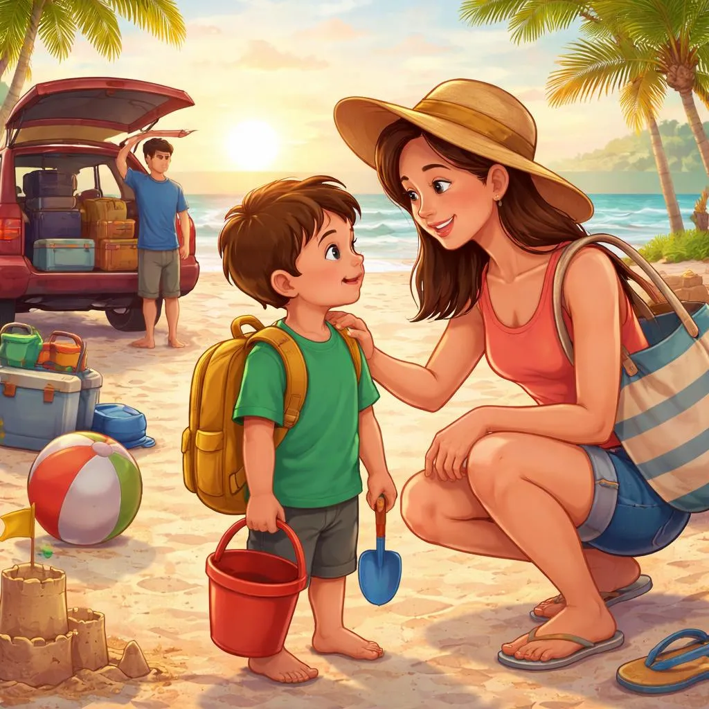 ¿Cuándo termina un viaje, debe un padre decir “Vámonos a casa” o “Es hora de volver” a un niño?