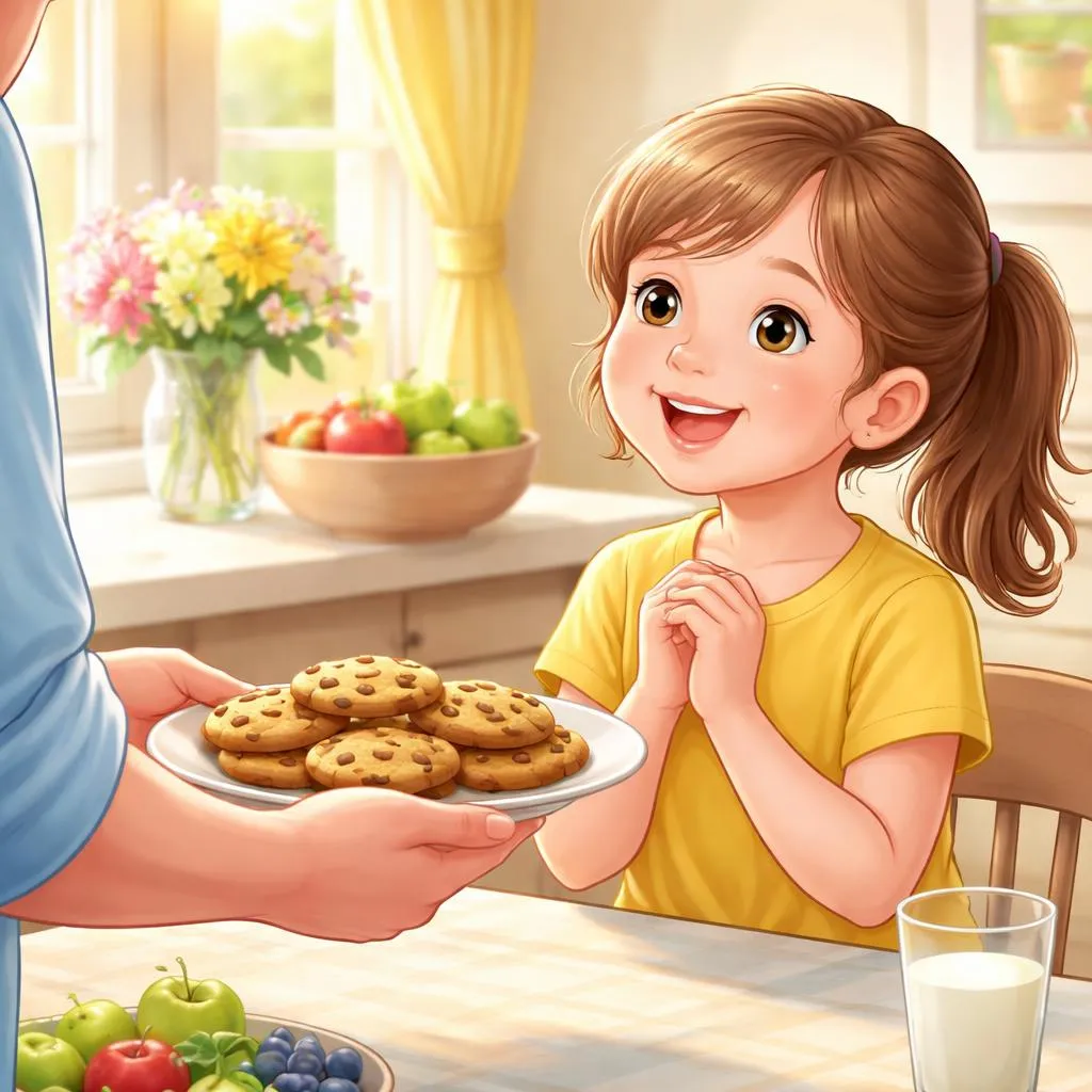 When Accepting an Offer, Should a Child Say “Yes, Please” or “Certainly” to Be Polite?
