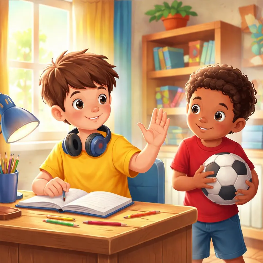 When Busy, Should a Child Say “Not Now” or “Later Please” to Politely Delay a Friend's Request?
