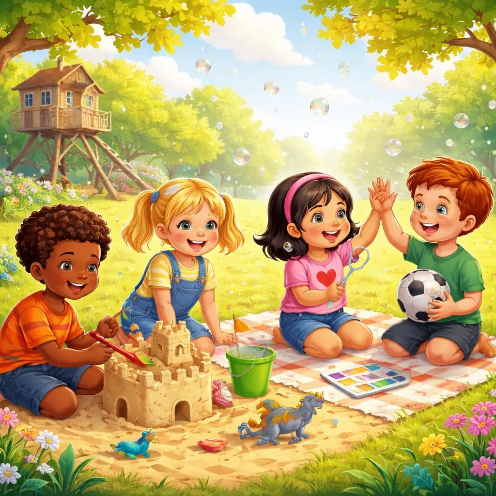 ¿Cuando los niños pasan tiempo, 'Jugar juntos' significa lo mismo que 'Divertirse juntos' para construir lazos?
