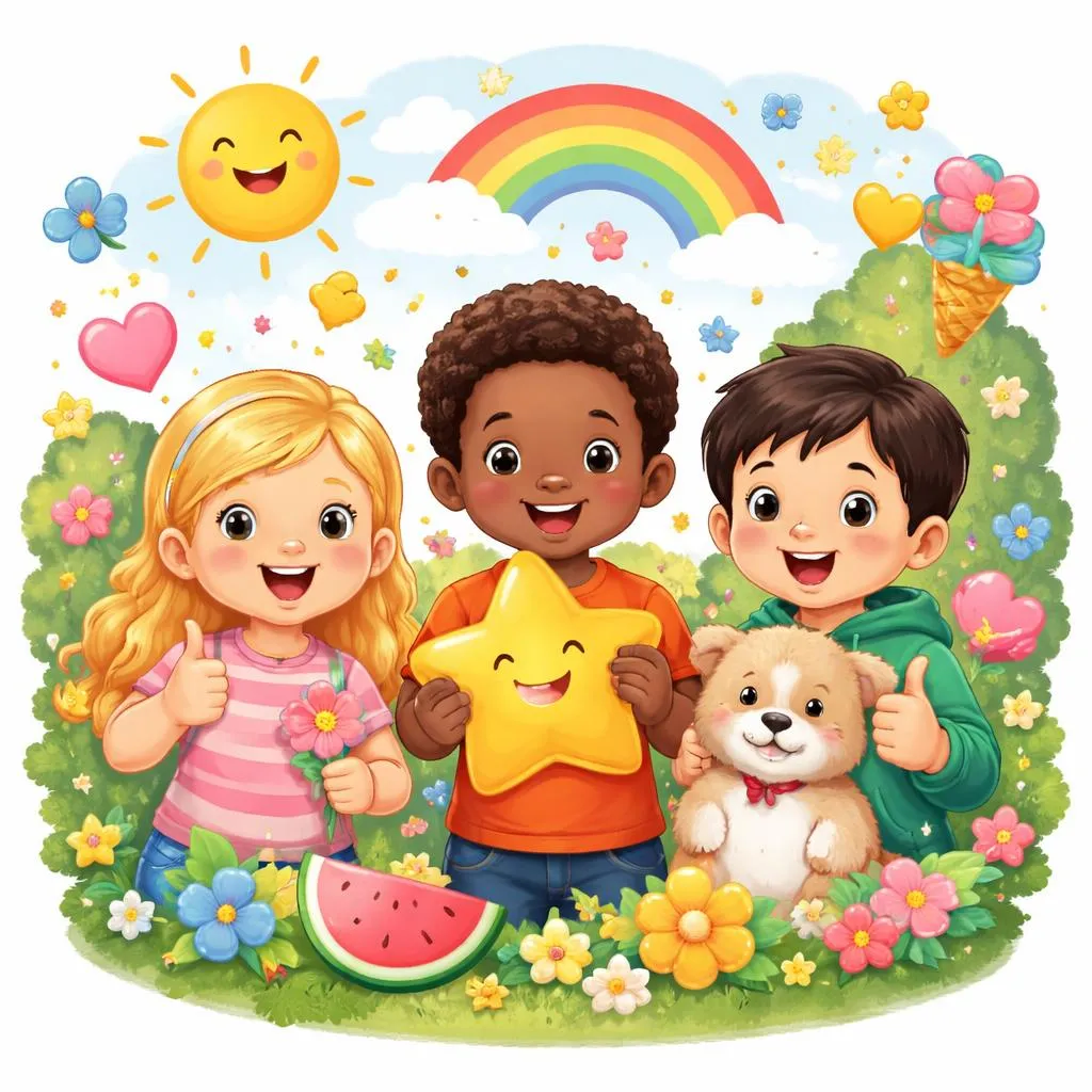 When Do Children Describe Things as Positive and Good? A Cheerful Word Guide