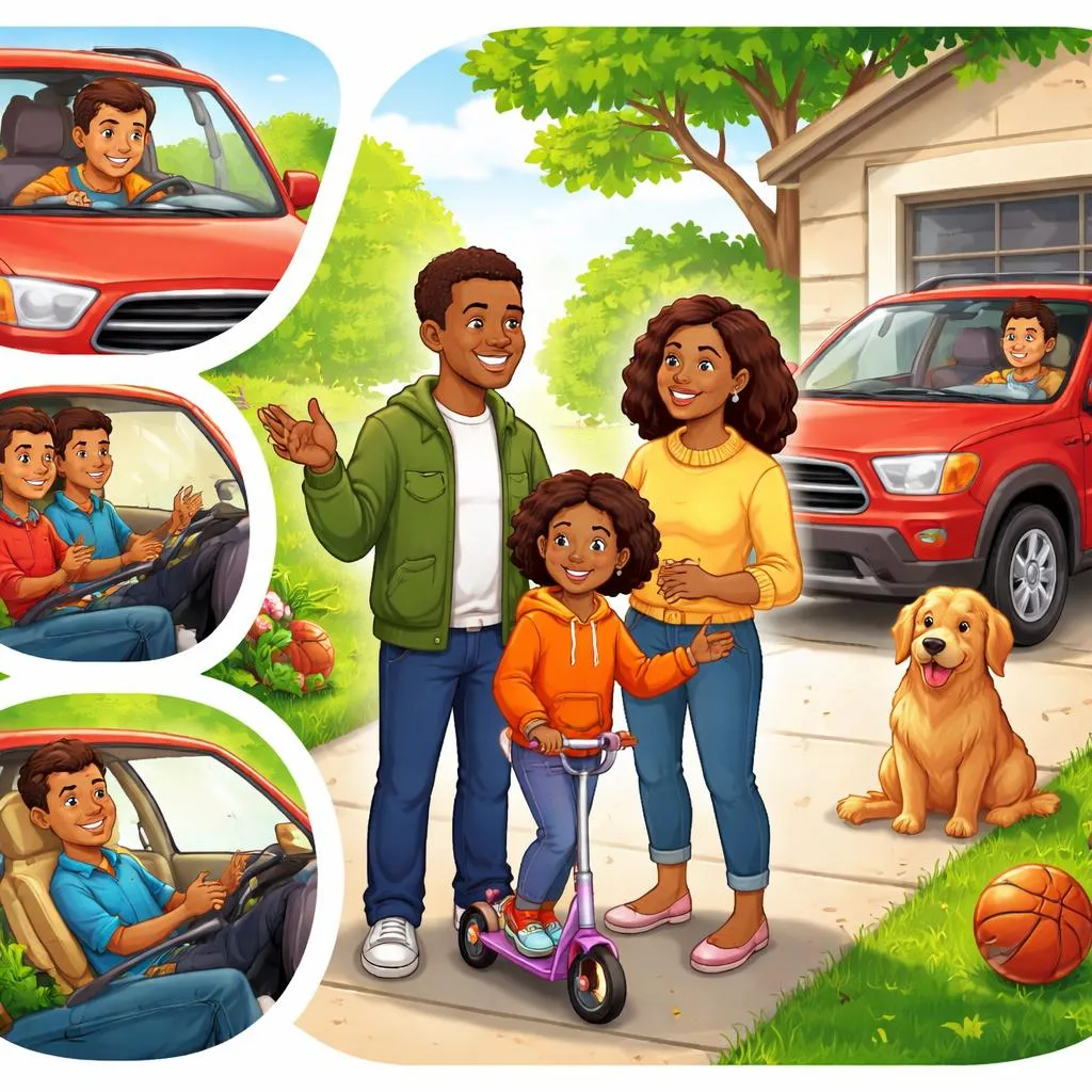 Quand utiliser Drive, Driver, Driving et Driveway ? Un guide familial